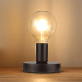 Industrial Metal Edison Light Bulb Stand