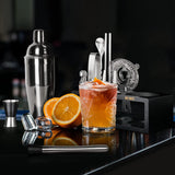 Professional Bar Tool Set - 15 Pcs Bartender Kit with Stand