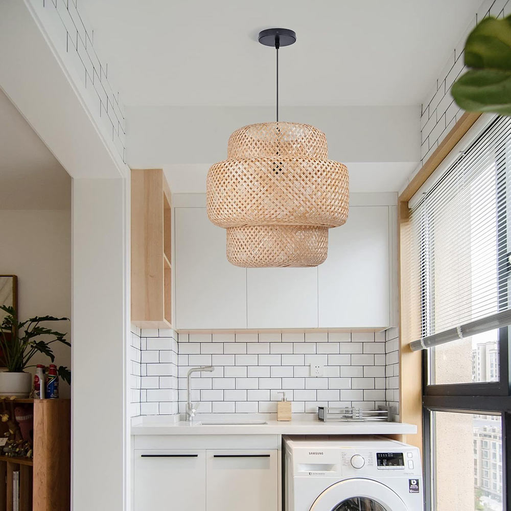 Elegant Bamboo Pendant Light