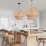Elegant Bamboo Pendant Light