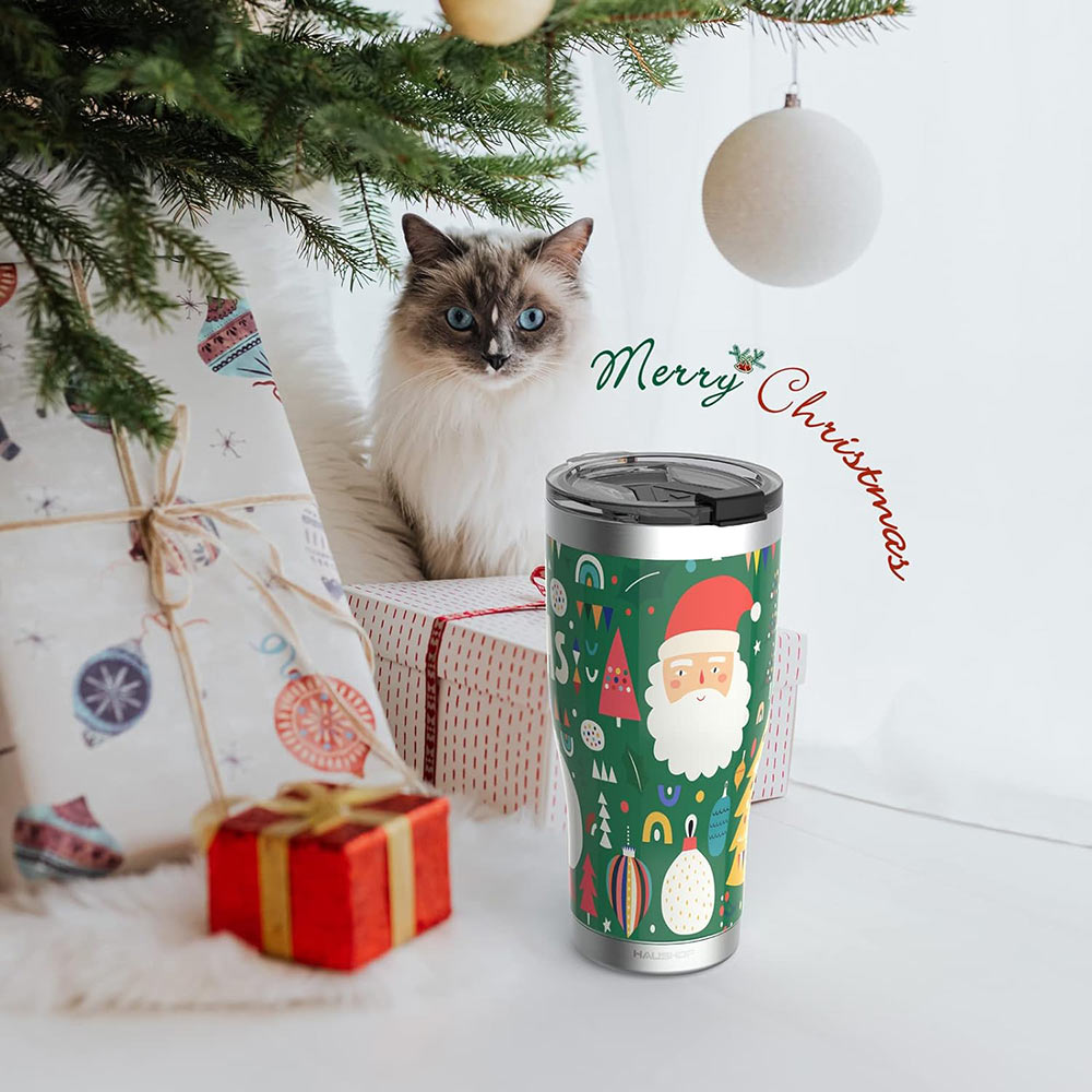 Stainless Steel Christmas Tumbler