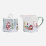 Nordic Village Ceramic Sugar and Cream Set