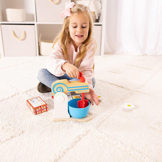 Wooden Mixer Play Set