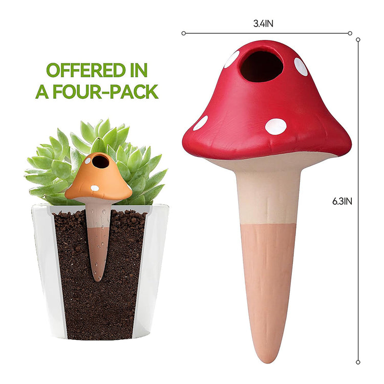 Self Watering Terracotta Mushrooms