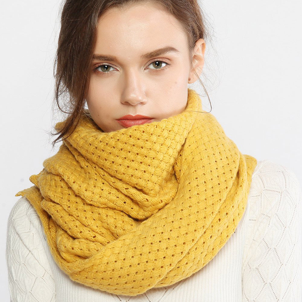 Knitted Warm Scarf