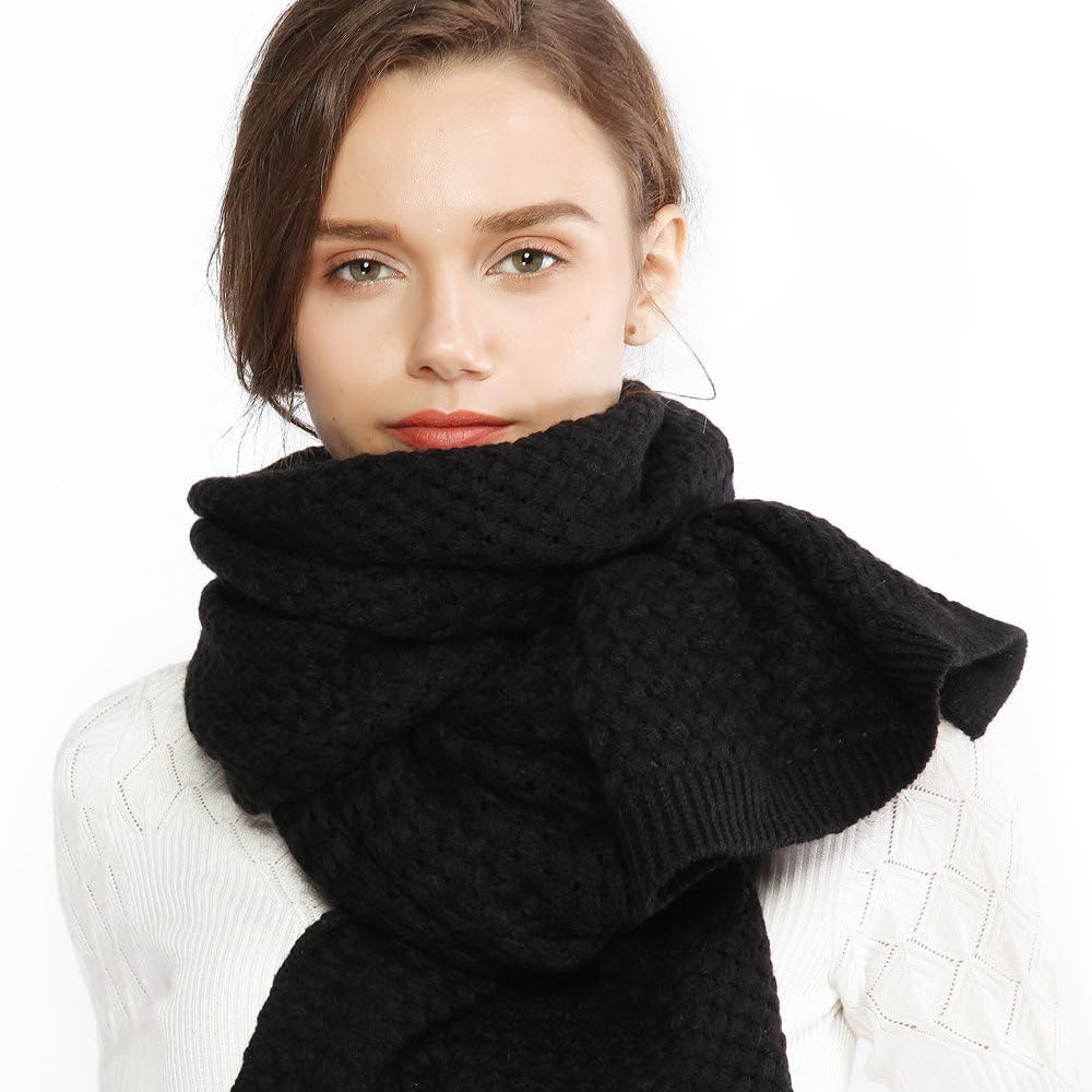 Knitted Warm Scarf