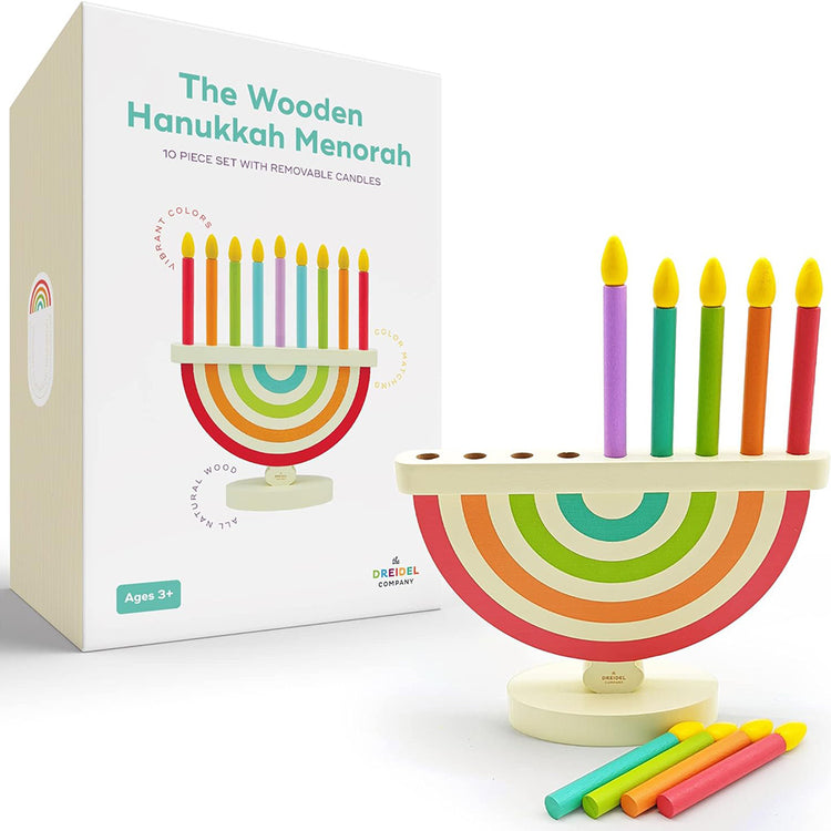 Hanukkah Wooden Chanukah Menorah For Kids