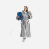 Wearable Sherpa Fleece Blanket Hoodie