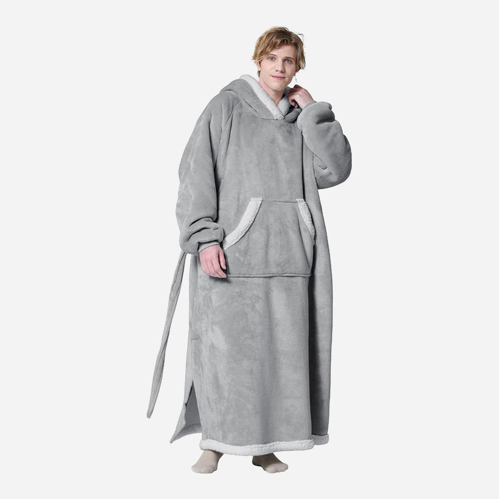 Wearable Sherpa Fleece Blanket Hoodie
