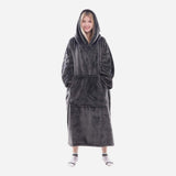 Cozy Giant Flannel Blanket Hoodie