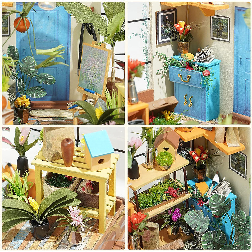 DIY Miniature Dollhouse Green House