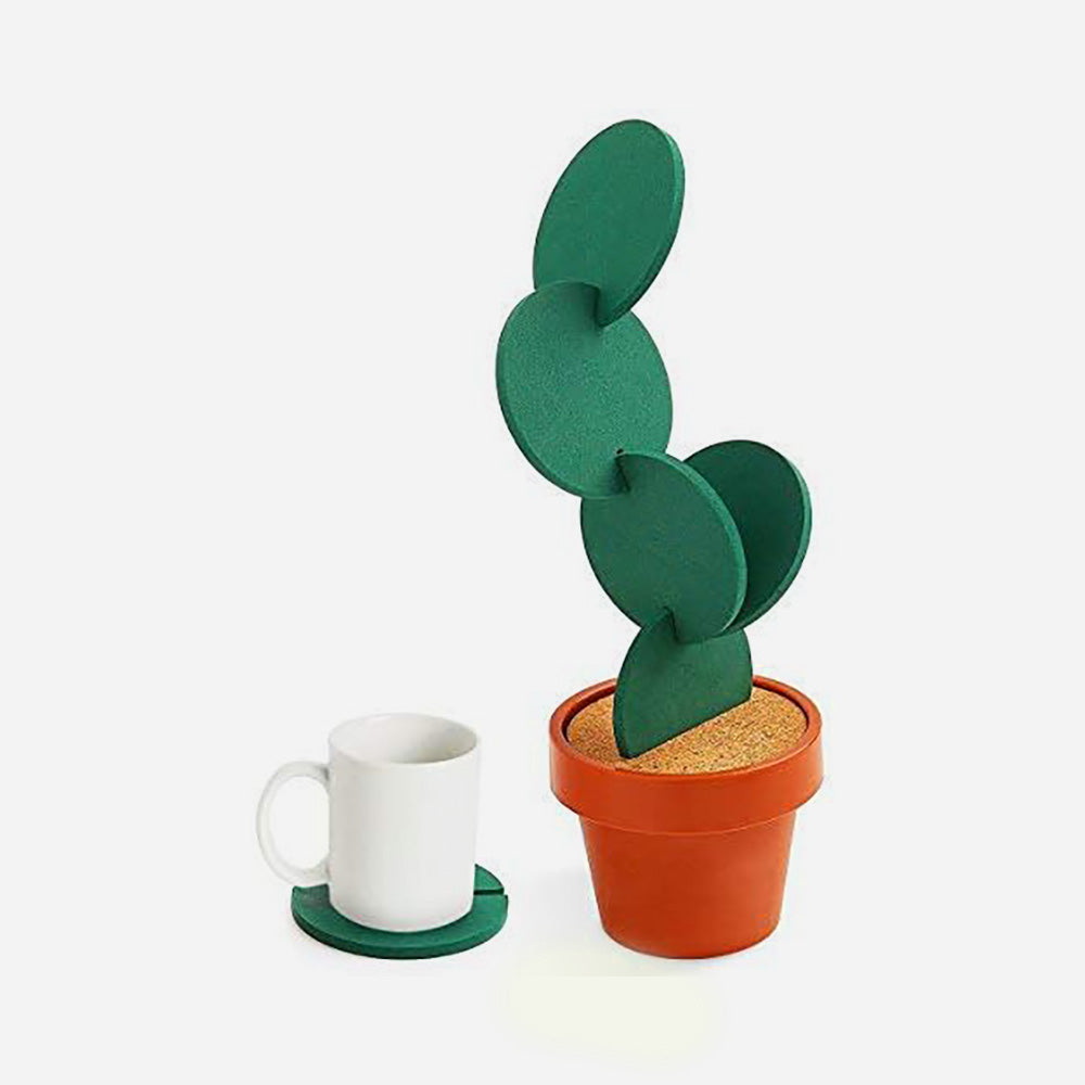 Cactus Coasters Set of 6
