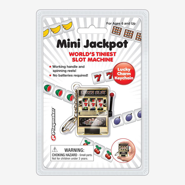 World'S Tiniest Slot Machine Keychain