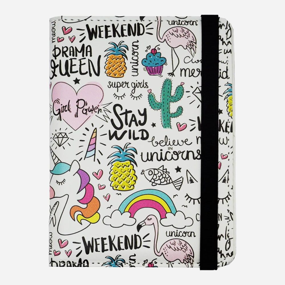 Unicorn Flamingo Passport Cover Case and Wallet