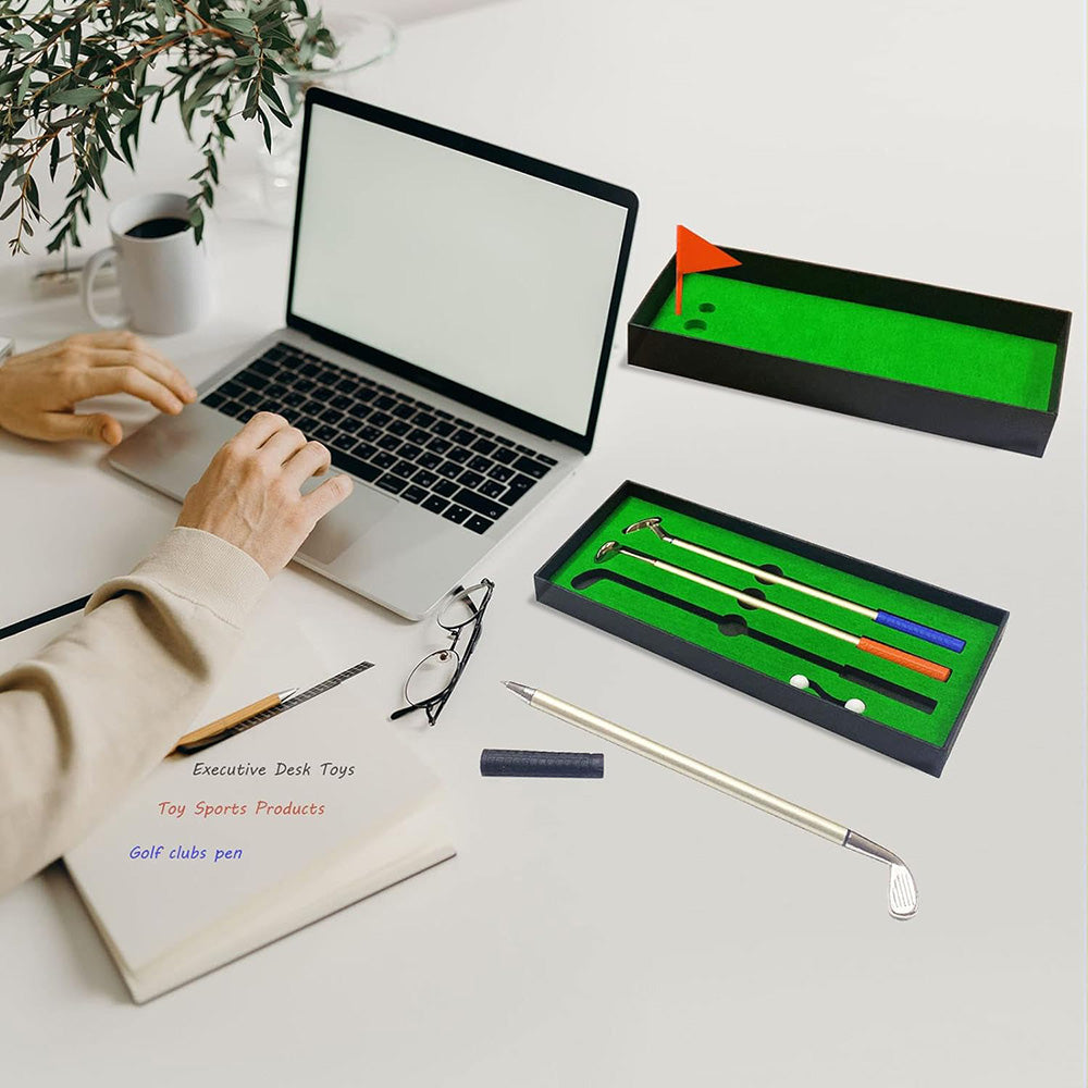Mini Desktop Golf Pen Set