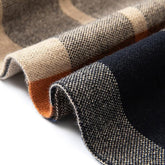 Knitted Scarf for Men Merino Wool