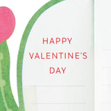 Pop up Cactus Hearts Valentine's Day Card
