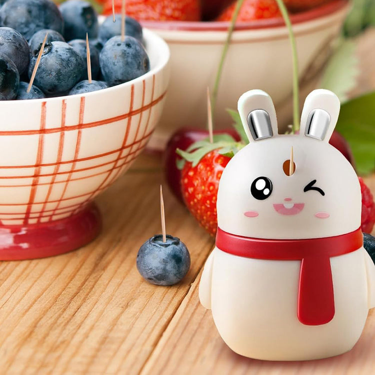 Cute Bunny Pop-Up Toothpick Dispenser