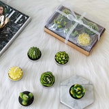 Mini Succulent Tealight Candles 18 Pack