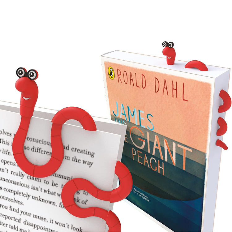 Wally the Bookworm Clip Bookmark