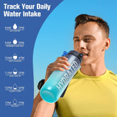 Motivational Water Bottle with Time Marker 32oz