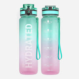 Motivational Water Bottle with Time Marker 32oz