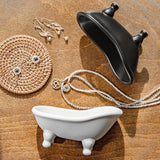 Mini Ceramic Bathtub Soap Holder