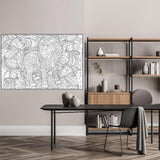 Giant Coloring Poster Lion