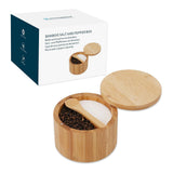Salt and Pepper Bamboo Bowl With Spoon