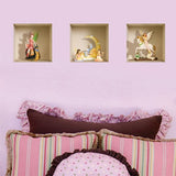 3D Effect Fairies Wall Decal