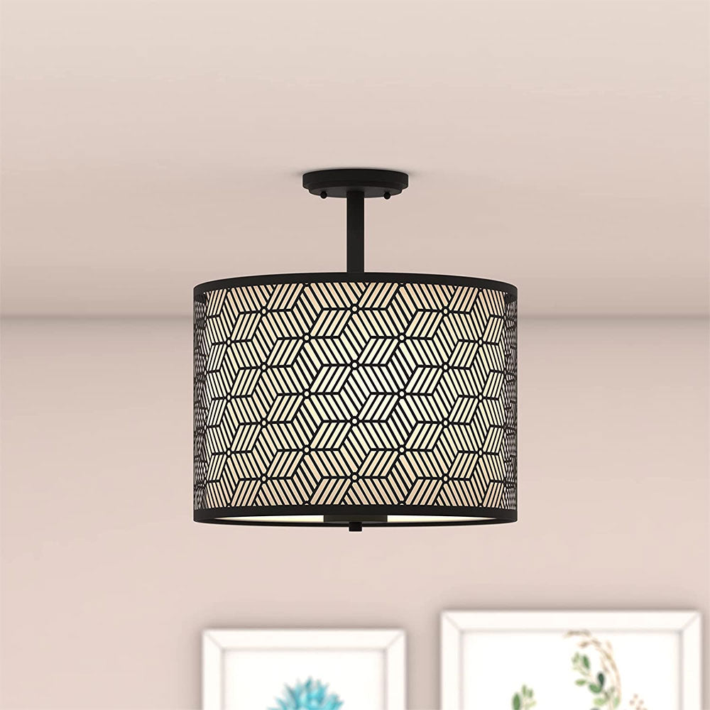 Double Shade Ceiling Lamp