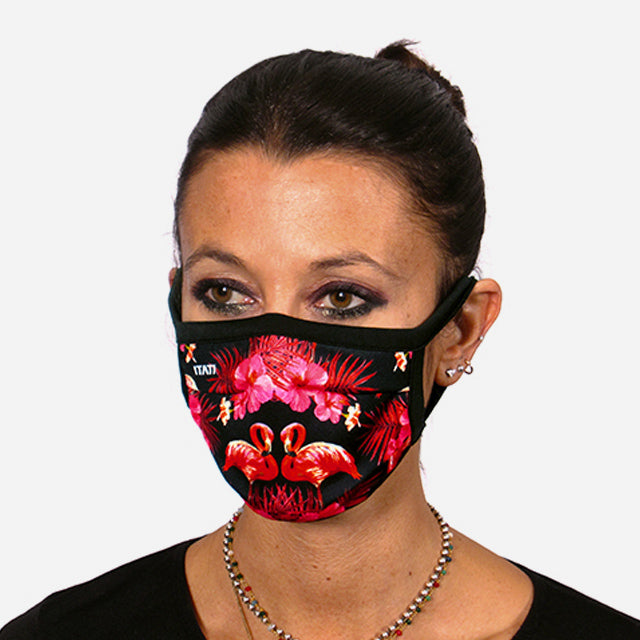 Flamingo Face Mask