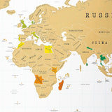 Scratch Map XL