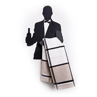 A kitchen towel hanger - a wine waiter