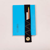 Portrait Strap Notebook blue