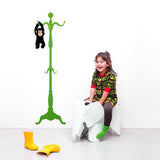 Green Coat Rack Wall Decall