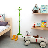 Green Coat Rack Wall Decall