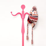 Pink Coat Rack Wall Decall