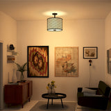Double Shade Ceiling Lamp