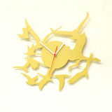 Birds Wall Clock beige