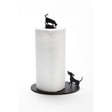 Cat and Dog Paper Towel Holder