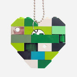 Colorful Heart Necklace - Green