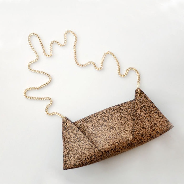 Origami Cork Clutch Bag