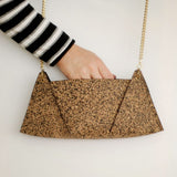 Origami Cork Clutch Bag