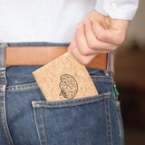 Cork Wallet - Brain