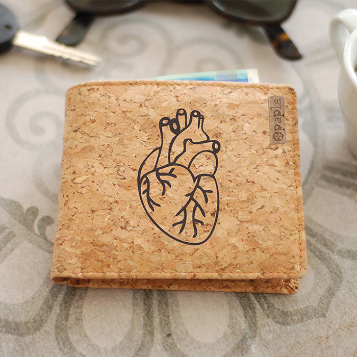 Cork Wallet - Heart