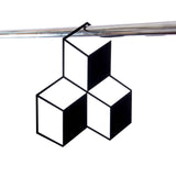 3D Closet Rack - 3 Cubes
