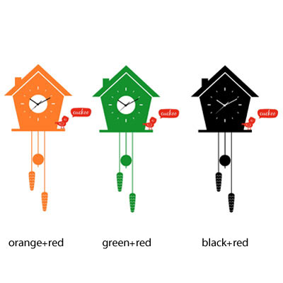 Wall Decals - cuckoo clock colors | wall stickers | unique gifts | modern design