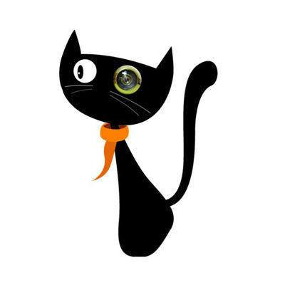 Door Eye Sticker - Cat