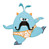 Esteban Mustache Monster - Wall Decal Hanger